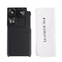 PICKOGEN 4 in 1 0.65 X groothoek & 180 graad CD HAWK EYE LENS & 2 X iZiZ telelens & telefoon Camera Lens telefoon hoes voor iphone 6 Plus / 6s Plus - thumbnail