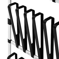 Schoenenrek met stangen telescopisch aluminium - thumbnail