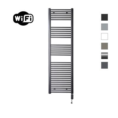 Elektrische Radiator Sanicare HWV Met Wifi 172x45 cm Gunmetal 920W Met Thermostaat Zwart Rechtsonder Sanicare Elektrische Radiator Sanicare HWV Met Wifi 172x45 cm Gunmetal 920W Met Thermostaat Zwart Rechtsonder Sanicare