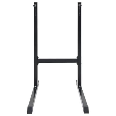 VidaXL Dip station zwart 103.5 x 66.5 x 121.5 cm gepoedercoat staal