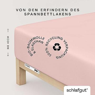 Schlafgut Schlafgut Pure Jersey Boxspring Hoeslaken S - 90x190 - 100x220 334 Purple Light - thumbnail