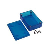 Hammond Electronics 1591XXMTBU Universele behuizing 85 x 56 x 25 ABS Blauw (transparant) 1 stuk(s) - thumbnail