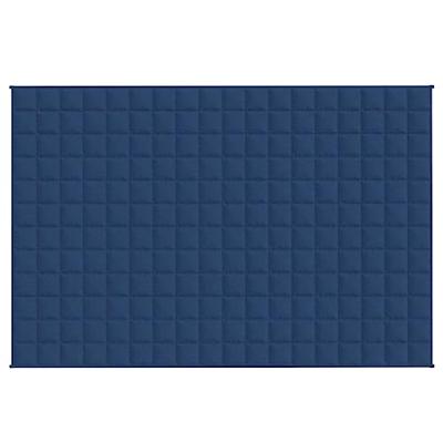 Verzwaringsdeken 122x183 cm 9 kg stof blauw