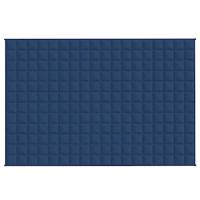 Verzwaringsdeken 122x183 cm 9 kg stof blauw - thumbnail