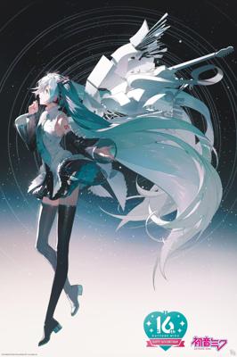 Poster Hatsune Miku - Happy 16th Birthday Miku - 61x91,5cm Poster Hatsune Miku - Happy 16th Birthday Miku - 61x91,5cm