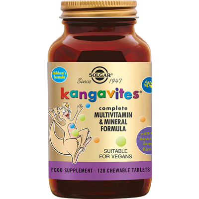 Solgar Kangavites™ Bouncing Berry Multivitamine kauwtabletten voor Kinderen Solgar Kangavites™ Bouncing Berry Multivitamine kauwtabletten voor Kinderen