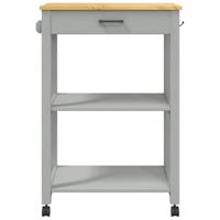 Keukentrolley MONZA 60x40x88,5 cm massief grenenhout - thumbnail