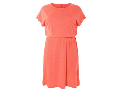 esmara Linnen damesjurk (Koraal, XXL (52/54))