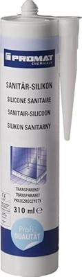 Promat/Tecwerk Sanitair-silicoon | transparant | 310 ml | patroon - 4000340000 Promat/Tecwerk Sanitair-silicoon | transparant | 310 ml | patroon - 4000340000