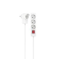 Hama Stekkerdoos 3-voudig Schakelaar Extra Stopcontact Op Stekker 1,4 M Wit - thumbnail