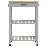 Keukentrolley MONZA 60x40x90 cm massief grenenhout - thumbnail