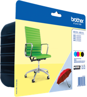 Brother inktcartridge, 2.400 pagina&apos;s, OEM LC-229XLVAL, 4 kleuren - thumbnail