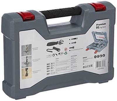 Bosch Accessoires 91-delige Premium X-Line boren- en bitset - 2608P00235