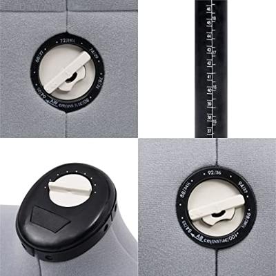 VidaXL Paspop verstelbaar vrouw maat 33-40 s grijs VidaXL Paspop verstelbaar vrouw maat 33-40 s grijs