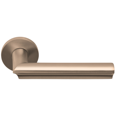 Formani David Rockwell ECLIPSE DR102-G deurkruk geveerd op rozet - PVD licht brons