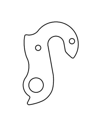 Union derailleurpad gh-116 met schroefset m4x0.7 - thumbnail