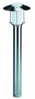 Albert Buitenverlichting RVS tuinpaalLantern - 692257 - thumbnail
