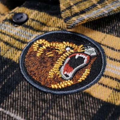 Kindershirt geruit 104 geel en zwart Kindershirt geruit 104 geel en zwart