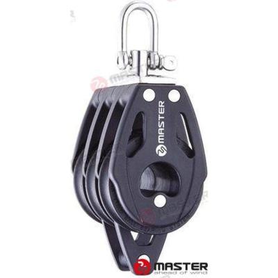 MVBB0206F - DRIEVOUDIGE DRAAIBARE POELIE MET 29 MM WORTEL