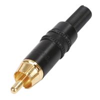 Rean NYS373-0 RCA kabeldeel zwart - thumbnail