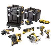 DeWalt DCK685P3T | Combiset | DCD796 + DCF887 + DCH273 + DCG405 + DCS570 + DCS356 | 18V | 5,0Ah Li-Ion | in TSTAK - DCK685P3T-QW - thumbnail