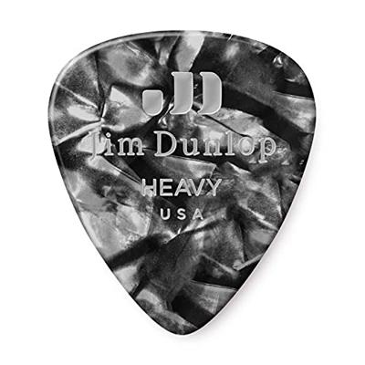 Dunlop 483P02H Celluloid Shell Pick Perloid Heavy plectrumset (12 stuks) - thumbnail