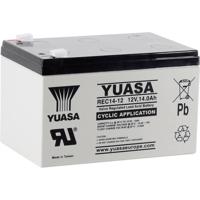Yuasa REC14-12 Loodaccu 12 V 14 Ah Loodvlies (AGM) (b x h x d) 151 x 97 x 98 mm Kabelschoen 6.35 mm Geringe zelfontlading, Onderhoudsarm, Cyclusbestendig - thumbnail
