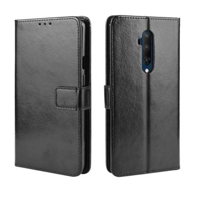 Voor OnePlus 7T Pro retro Crazy Horse textuur horizontale Flip lederen draagtas met houder & kaartsleuven & fotolijstjes (zwart) Voor OnePlus 7T Pro retro Crazy Horse textuur horizontale Flip lederen draagtas met houder & kaartsleuven & fotolijstjes (zwart)
