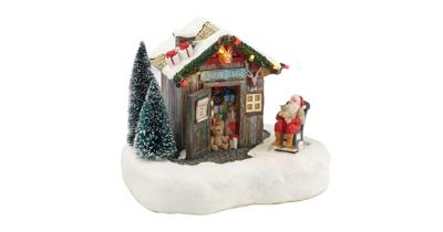 Kerstfiguur kerstmanwinkel 16,5x12x13,5 cm Luville - Luville