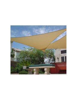 Zonnetent Faura Beige 3,6 x 3,6 x 3,6 m Driehoekig