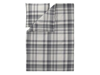 LIVARNO Dekbedovertrek 200 x 200 cm (Grijs/geruit)
