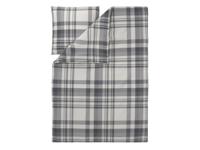 LIVARNO Dekbedovertrek 200 x 200 cm (Grijs/geruit) - thumbnail
