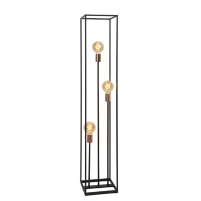 Lucide ARTHUR - Vloerlamp - 3xE27 - Zwart