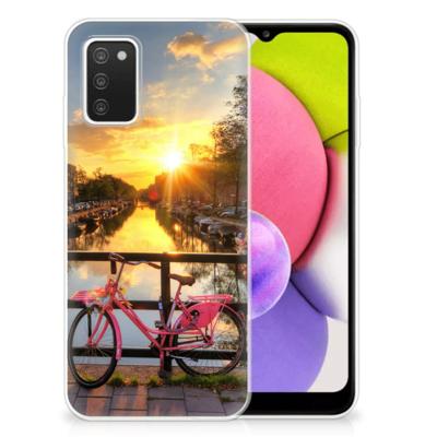 Samsung Galaxy A03S | Silliconen Back Cover | Amsterdamse Grachten Samsung Galaxy A03S | Silliconen Back Cover | Amsterdamse Grachten