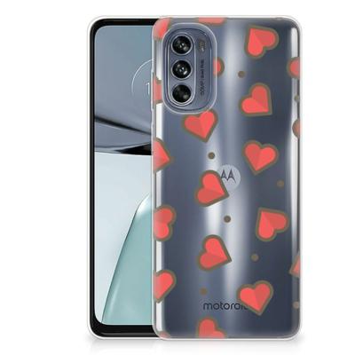 Motorola Moto G62 5G | TPU bumper | Hearts