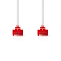 Nedis CAT6 Netwerkkabel | RJ45 Male | RJ45 Male | U/UTP | 0.50 m | Snagless | Plat | PVC | Wit | Label - CCGL85215WT05 - thumbnail
