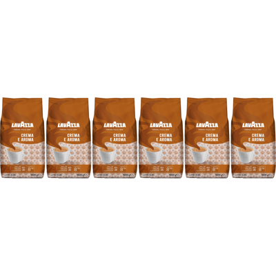 Lavazza Crema e Aroma - koffiebonen - 6 x 1 kilo Lavazza Crema e Aroma - koffiebonen - 6 x 1 kilo