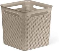 Rotho BRISEN Opbergmand 29.1x29.1x28.1 cm 18L Cappuccino - thumbnail