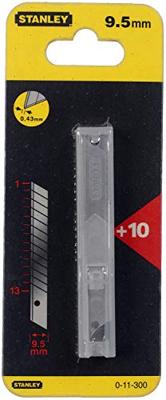Stanley handgereedschap Afbreekmesjes 9mm - 10 stuks/dispenser - 0-11-300 - thumbnail