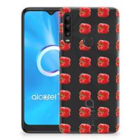 Alcatel 1SE (2020) Siliconen Case Paprika Red - thumbnail