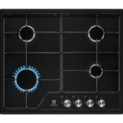 Electrolux EGS6424K kookplaat Zwart Ingebouwd 60 cm Gaskookplaat 4 zone(s) (7332543698561)
