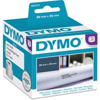 Dymo duurzame etiketten LabelWriter ft 89 x 36 mm, 260 etiketten - thumbnail