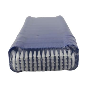 Nagelborstel kunststof blauw pak a 10st