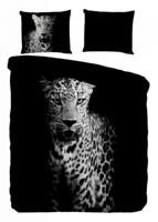 Pure Dekbedovertrek "luipaard" - Zwart - (135x200 cm) - Microfiber - thumbnail