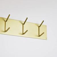 Urban Interiors Kapstok 'Factory' Met 6 haken, kleur Goud - thumbnail