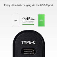SBS Car Charger 3.1A with Type C and USB - thumbnail