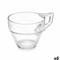 Theeglas en koffieglas Vivalto Transparant Glas 199 ml (6 Stuks) - thumbnail