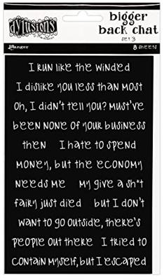 Ranger Ink Ranger • dylusions bigger back chat black set 3