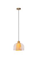 Lucide GUNHILD - Hanglamp - Ø 24 cm - 1xE27 - Transparant - thumbnail
