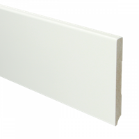 MDF Moderne plint 120x12 voorgelakt RAL9016 - lengte 240cm - thumbnail